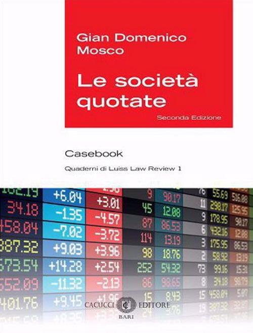 Le società quotate. Casebook. Con espansione online - Gian Domenico Mosco - copertina