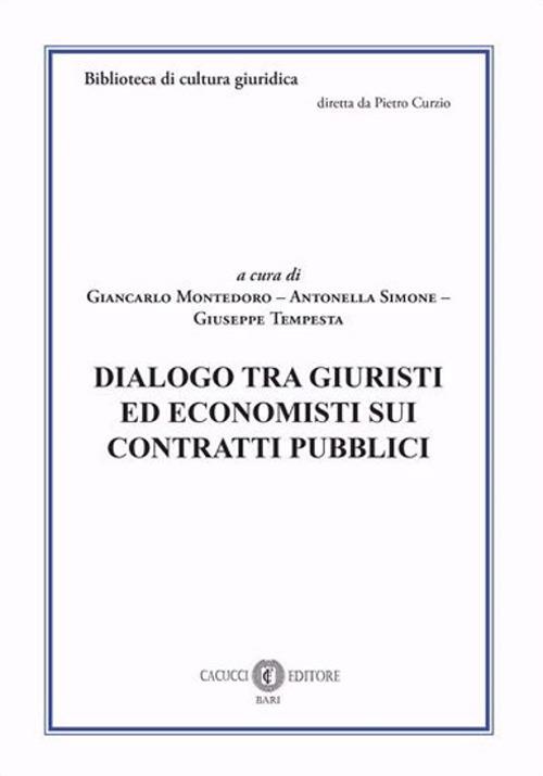 Dialogo tra giuristi ed economisti sui contratti pubblici - copertina