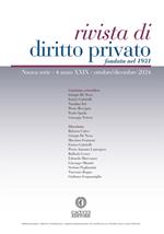 Rivista di diritto privato (2024). Nuova ediz.. Vol. 4: Ottobre/dicembre