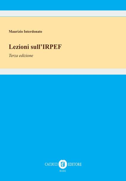 Lezioni sull’IRPEF - Maurizio Interdonato - copertina