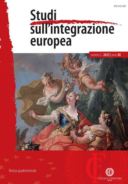 Studi sull'integrazione europea (2025). Nuova ediz.. Vol. 2 - copertina