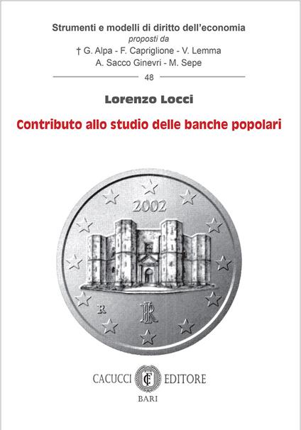 Contributo allo studio delle banche popolari - Lorenzo Locci - copertina