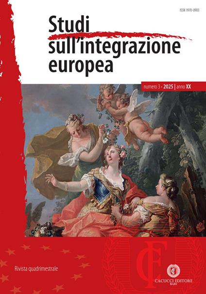 Studi sull'integrazione europea (2025). Vol. 3 - copertina