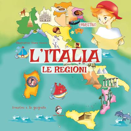 L'Italia, le regioni - Ernestino - copertina