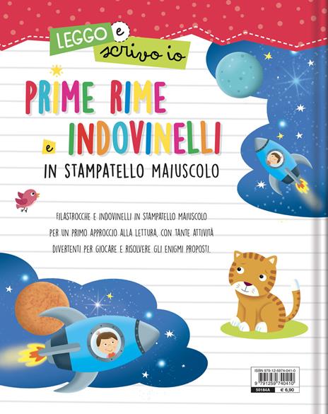 Prime rime e indovinelli. In stampatello maiuscolo. Leggo e scrivo io - Anna Casalis - 2