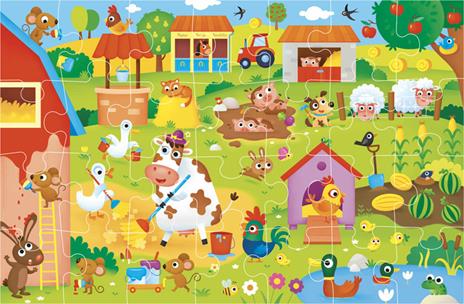 Gli animali della fattoria. Storie da costruire. Ediz. a colori. Con puzzle da 28 pezzi - Anna Casalis - 4
