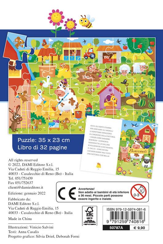 Gli animali della fattoria. Storie da costruire. Ediz. a colori. Con puzzle da 28 pezzi - Anna Casalis - 5