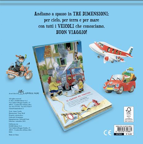 Il libro pop-up dei veicoli. Ediz. a colori - Anna Casalis - 2