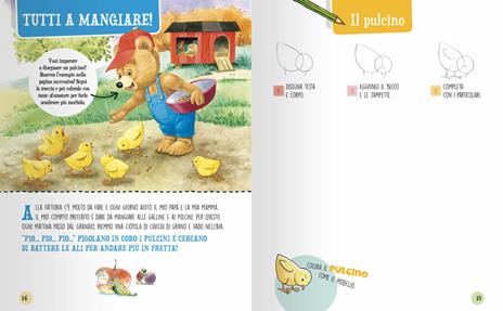 La fattoria. Imparo a disegnare con Tony Wolf. Ediz. illustrata - Anna Casalis - 4
