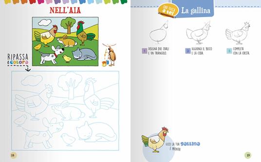 La fattoria. Imparo a disegnare con Tony Wolf. Ediz. illustrata - Anna Casalis - 5