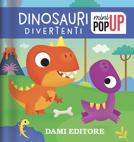 Dinosauri divertenti. Mini pop-up. Ediz. a colori - Deborah Forni - copertina