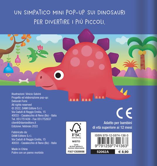 Dinosauri divertenti. Mini pop-up. Ediz. a colori - Deborah Forni - 2