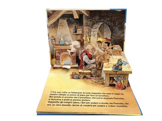Pinocchio. Libro pop-up. Ediz. a colori - Tony Wolf - Libro - Dami