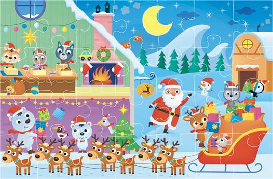 Gli amici di Babbo Natale. Storie da costruire. Ediz. a colori. Con puzzle da 28 pezzi - Anna Casalis - 5