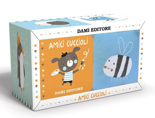 Amici cuccioli. Morbide coccole. Ediz. a colori. Con cubo morbido - copertina