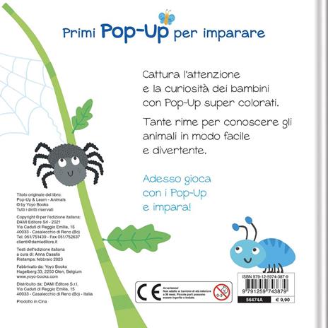 Animali. Primi pop-up per imparare. Ediz. a colori - 2