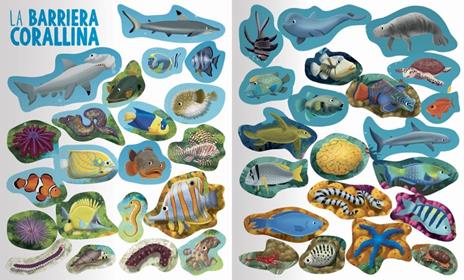 Animali dei mari, fiumi e laghi. Mondo animale. Con adesivi. Ediz. a colori - Anna Casalis - 4