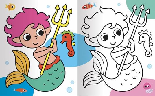 Colorare creature magiche. Ediz. a colori - Vinicio Salvini - 4