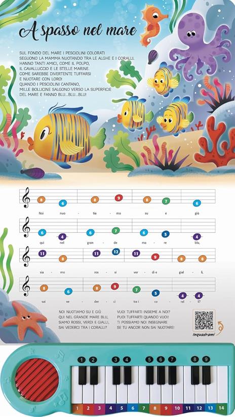 Il libro pianoforte dei cuccioli. Con 8 canzoncine facili facili da leggere, cantare e suonare! Ediz. a colori. Con QR code per ascoltare le canzoni - Anna Casalis - 3