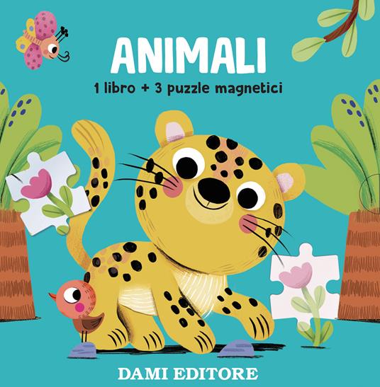 Animali. Libri con puzzle magnetici. Ediz. a colori. Con 3 puzzle - copertina