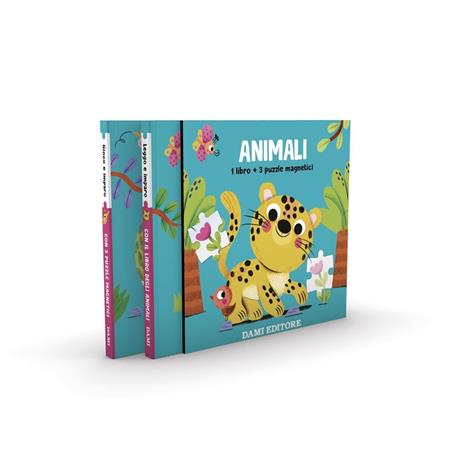 Animali. Libri con puzzle magnetici. Ediz. a colori. Con 3 puzzle - 2