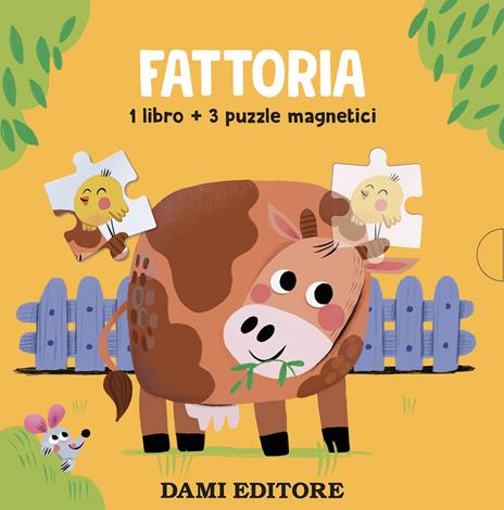 Fattoria. Libri con puzzle magnetici. Ediz. a colori. Con 3 puzzle - copertina