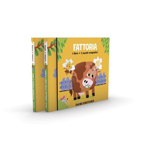 Fattoria. Libri con puzzle magnetici. Ediz. a colori. Con 3 puzzle - 2