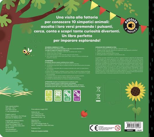 Fattoria. Cerca e trova. Conta. Impara. Ediz. a colori - Rebecca Weerasekera,Amy McHugh - 4