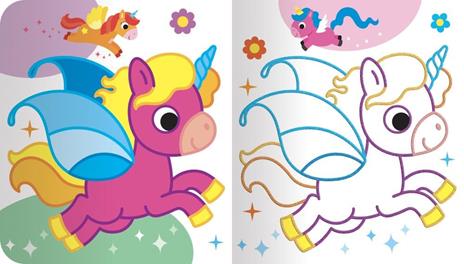Colora gli unicorni scintillanti. Ediz. a colori - Vinicio Salvini - 2