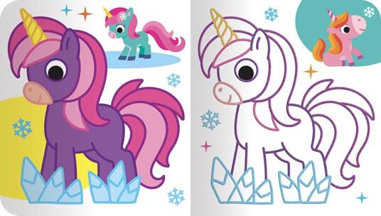 Colora gli unicorni scintillanti. Ediz. a colori - Vinicio Salvini - 3
