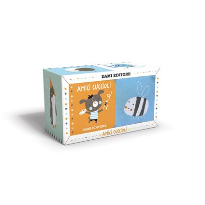 Amici cuccioli. Morbide coccole. Ediz. a colori. Con cubo morbido multisensoriale - copertina