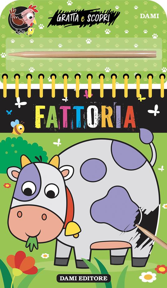 Fattoria. Gratta e scopri. Ediz. a colori - Anna Casalis - copertina
