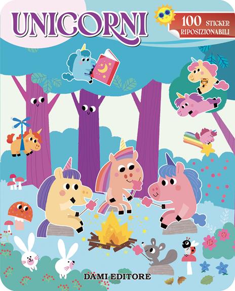 Unicorni. Sticker. Ediz. a colori - copertina