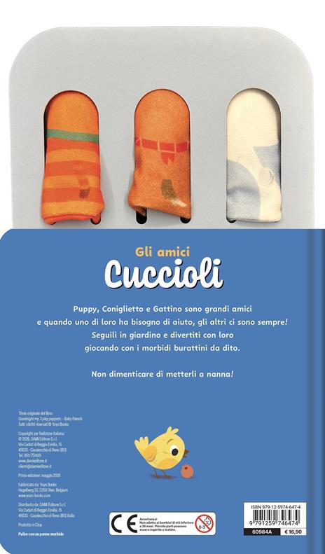 Gli amici cuccioli. Storie animate. Ediz. a colori. Con 3 burattini a dita - 2