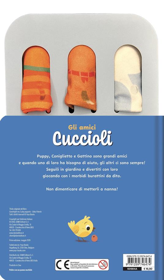 Gli amici cuccioli. Storie animate. Ediz. a colori. Con 3 burattini a dita - 2