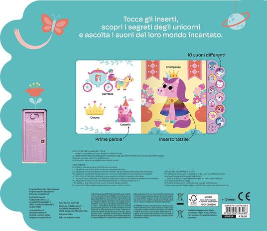 Unicorni. Un libro per ascoltare, toccare e scoprire. Ediz. a colori - Giulia Cremonini - 5