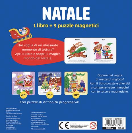 Natale. Ediz. a colori. Con 3 puzzle magnetici - 2
