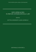 New approaches in private (international) law