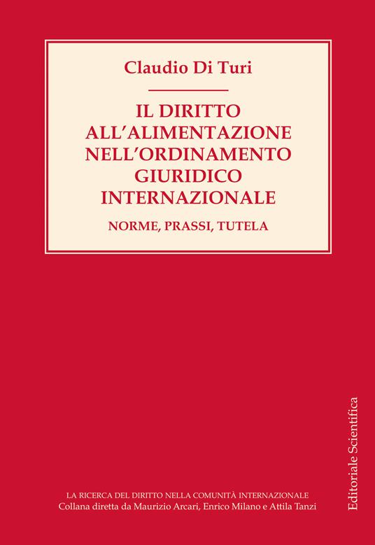 Il diritto all'alimentazione nell'ordinamento giuridico internazionale. Norme, prassi, tutela - Claudio Di Turi - copertina