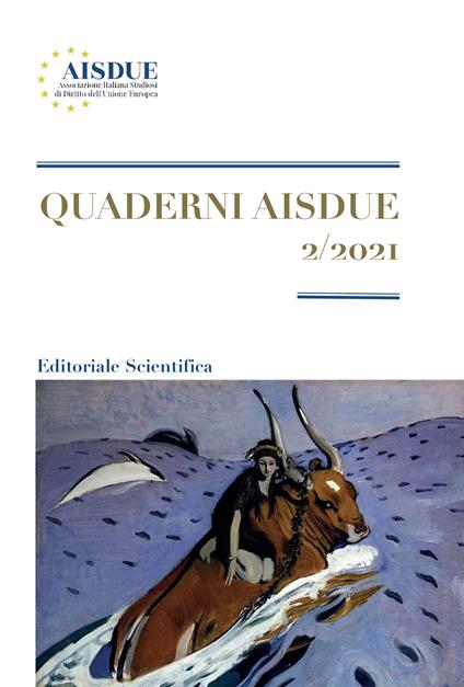 Quaderni AISDUE (2021). Vol. 2 - copertina