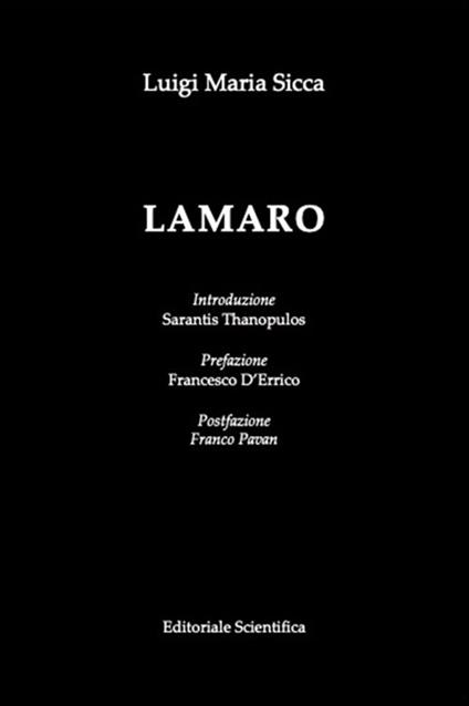 Lamaro - Luigi Maria Sicca - copertina