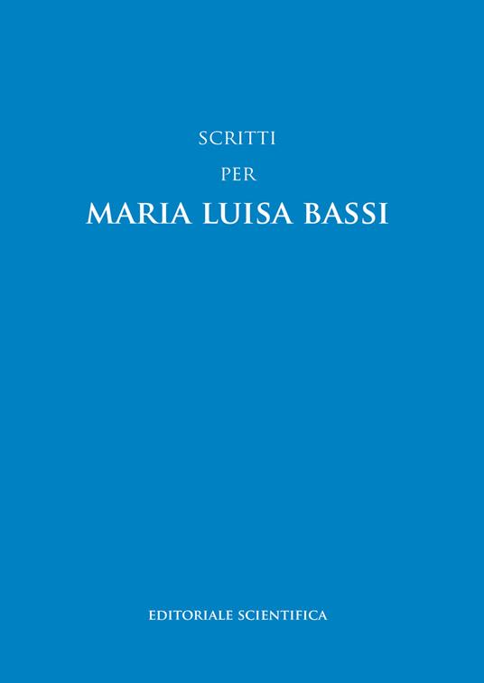 Scritti per Maria Luisa Bassi - copertina