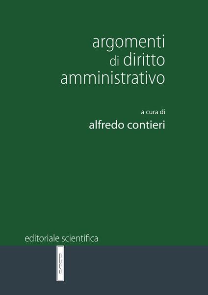 Argomenti di diritto amministrativo - copertina