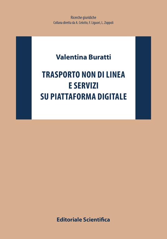 Trasporto non di linea e servizi su piattaforma digitale - Valentina Buratti - copertina