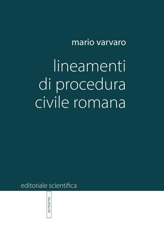 Lineamenti di procedura civile romana - Mario Varvaro - copertina