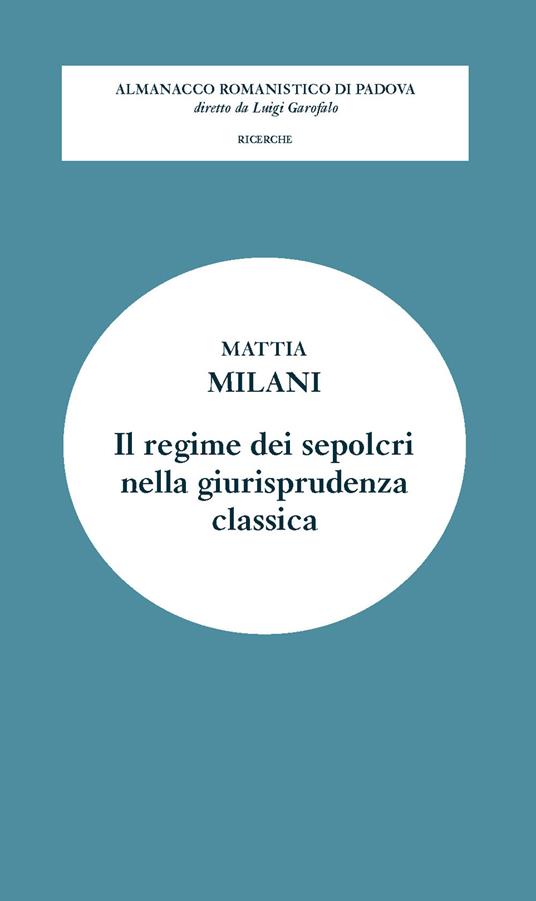 Il regime dei sepolcri nella giurisprudenza classica - Mattia Milani - copertina