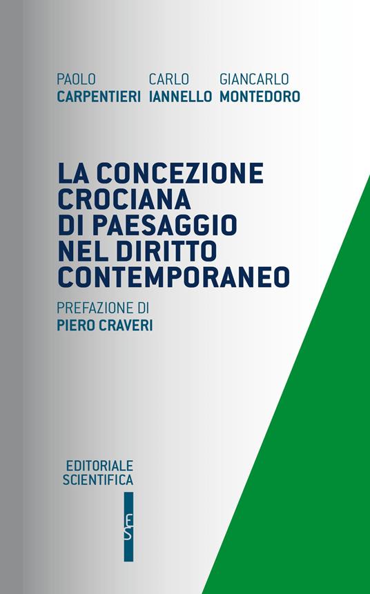 La concezione crociana di paesaggio nel diritto contemporaneo - Paolo Carpentieri,Carlo Iannello,Giancarlo Montedoro - copertina