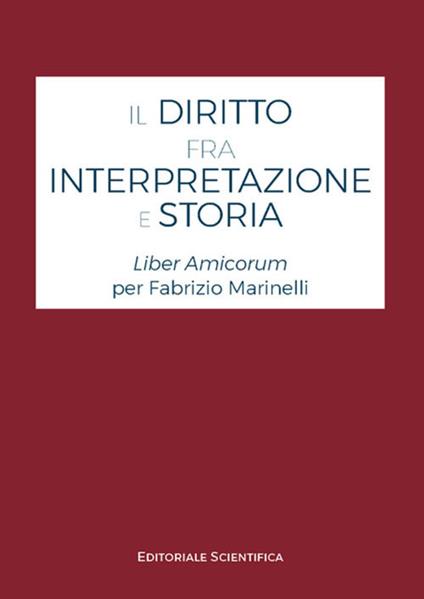 Il diritto fra interpretazione e storia - copertina