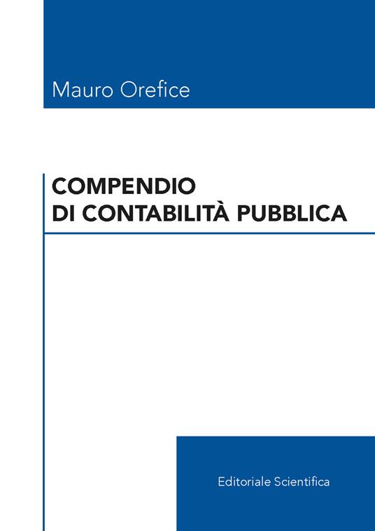 Manuale di contabilità pubblica - Mauro Orefice - copertina