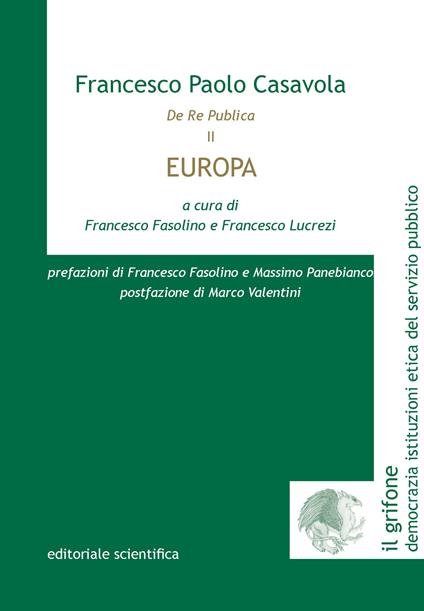 De Re Publica. Vol. 2: Europa - Francesco Paolo Casavola - copertina